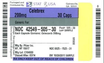 Principal Display Panel (200 mg label)